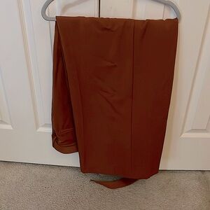Professional wide leg slacks copper